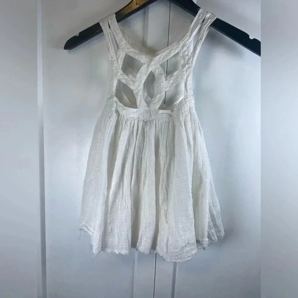 Free People FP One - Geo Blouson Tank Top boho white - XSmall - Picture 8 of 10